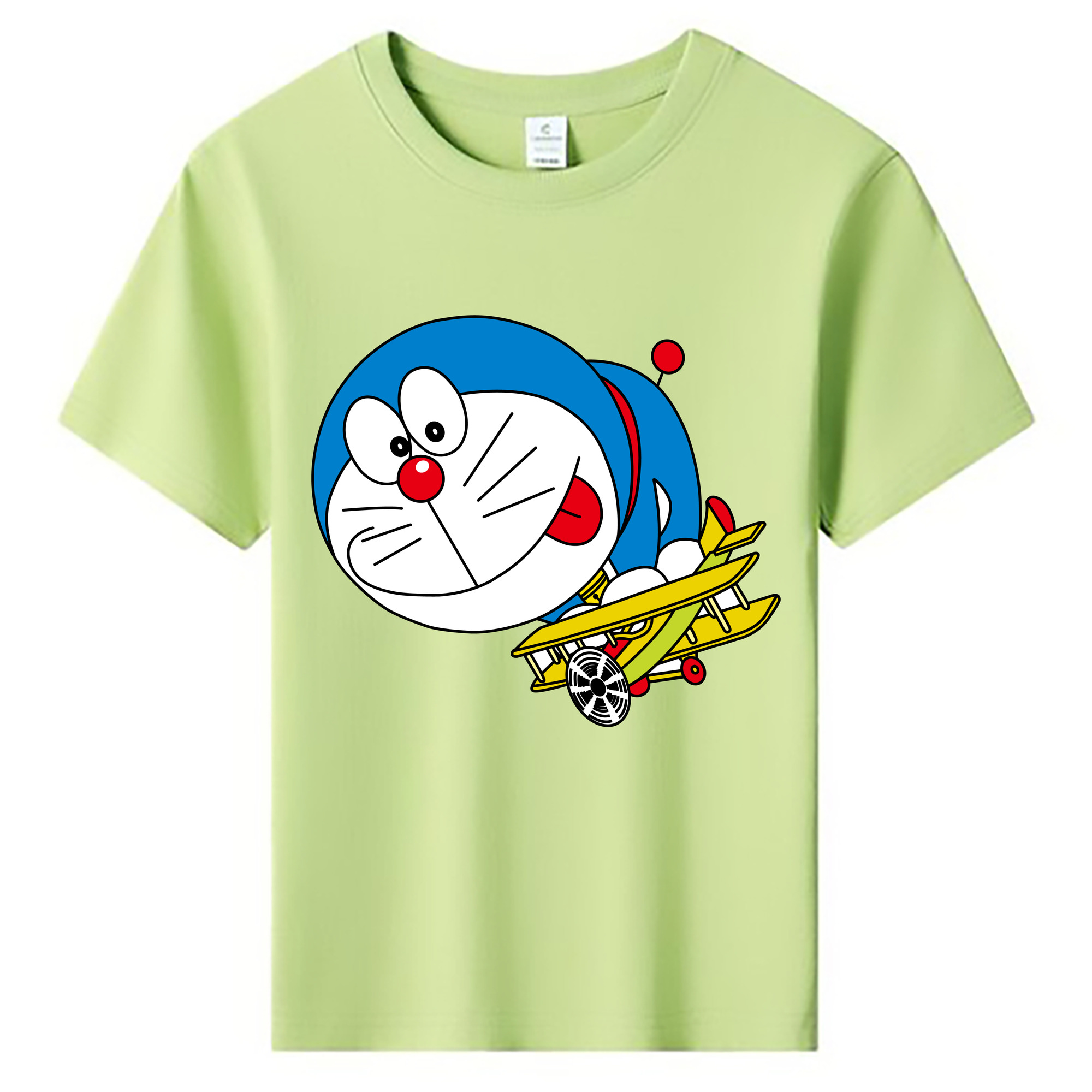 （画像用） ドラえもん Doraemon 綿100％キッズTシャツ（フロントプリント）